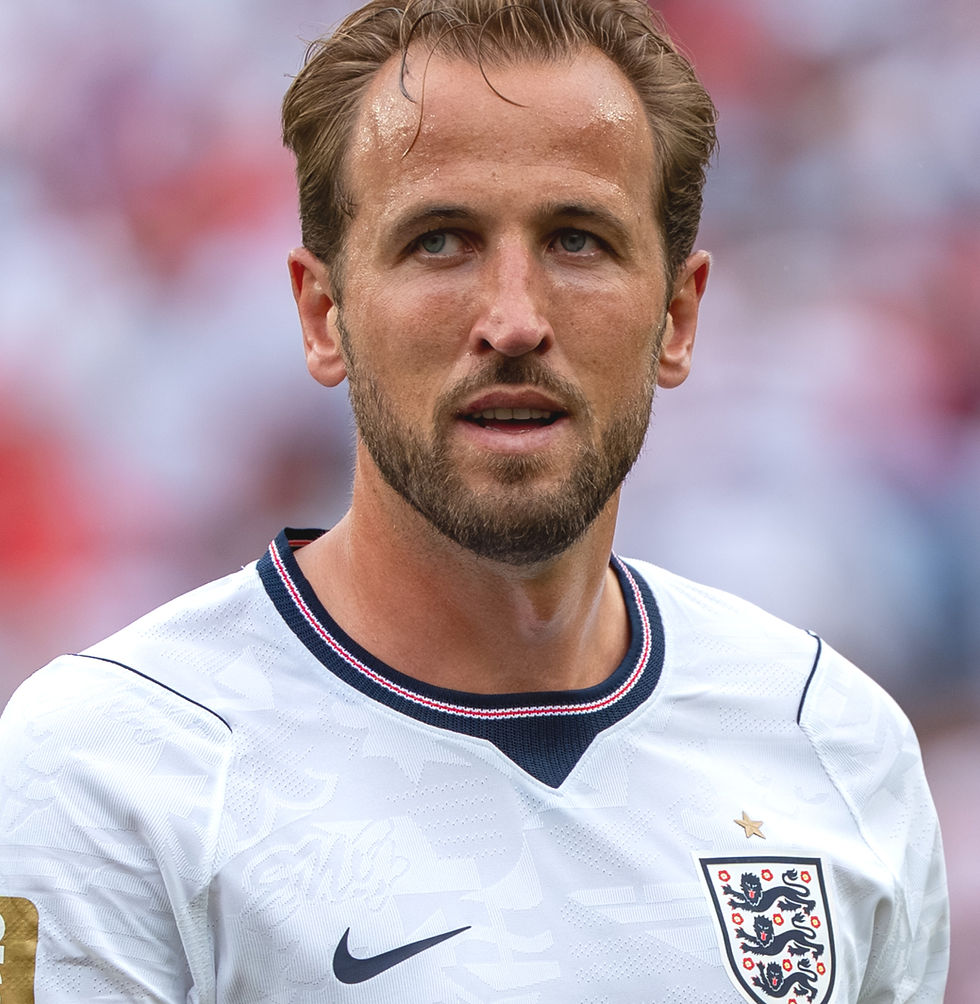 England Captain Harry Kane wearing team shirt