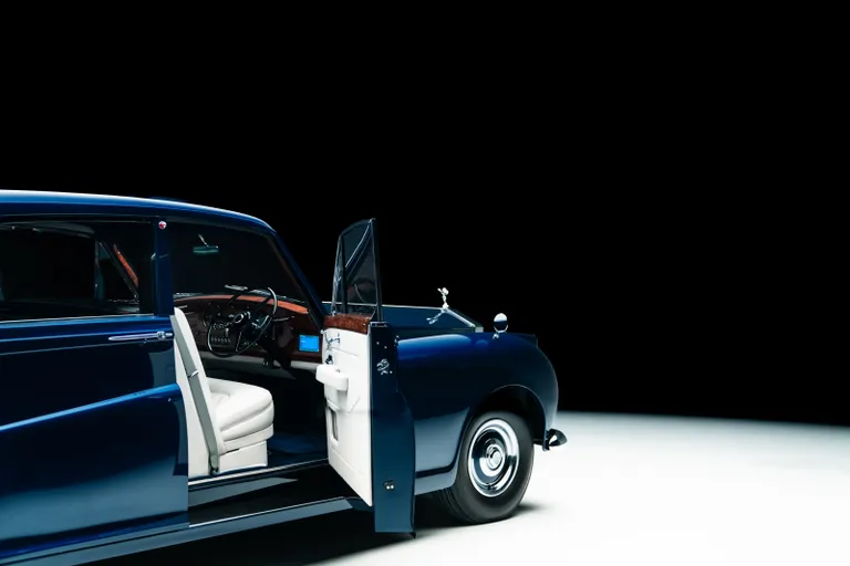 Lunaz Phantom V with driver's door open