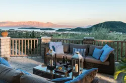 villa petrino lefkada comfy outdoor seating