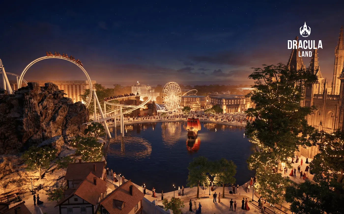 Carousel at Dracula Land