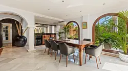 marbella villa dining room