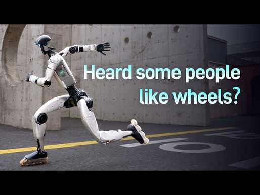 Humanoid Robot: This One Absolutely Loves Wheels