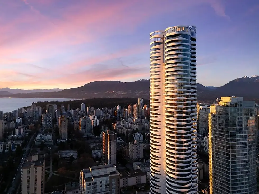The 57-storey Butterfly residential tower in Vancouver