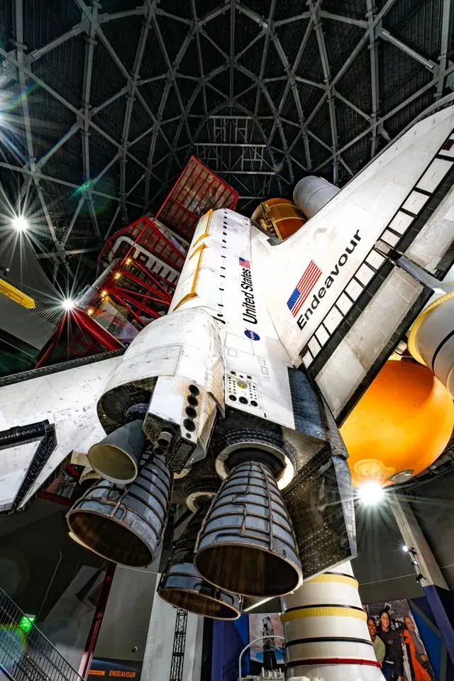 Space Shuttle Endeavour's colossal thrusters 