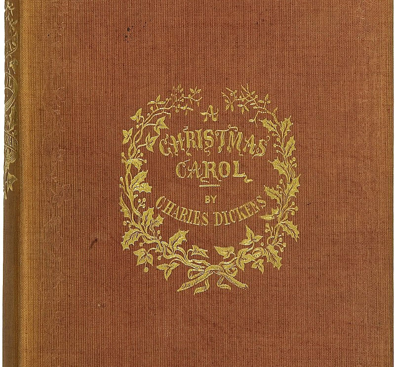 First edition cover of A Christmas Carol