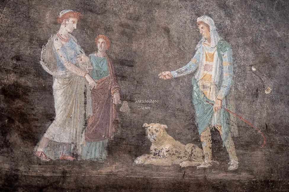 Helen of Troy fresco