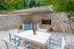 villa rodi corfu outdoor kitchen