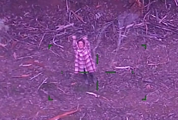 Police helicopter finds missing woman in Australian bushland