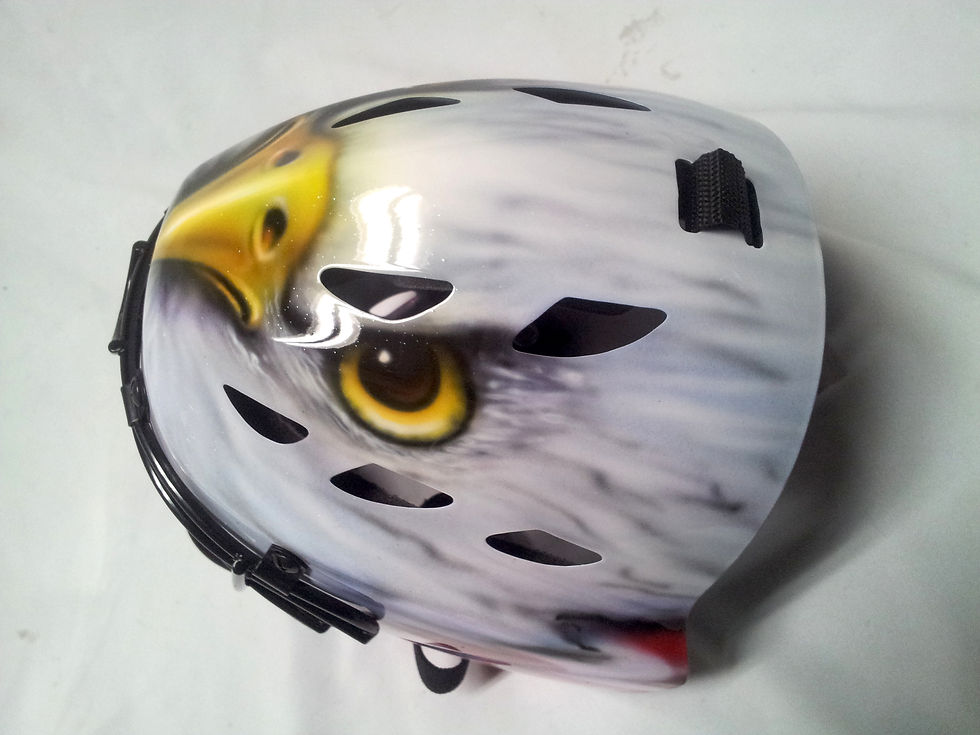 Airbrushed Girls Catchers Helmet