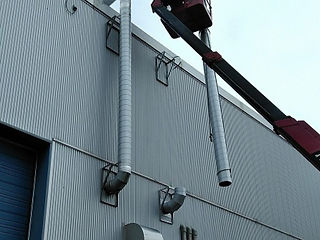 局所排気ダクト新規設置工事
