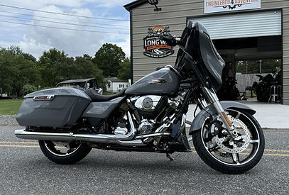 Rent a 2026 Harley-Davidson Street Glide near Asheville, NC. A comfortable touring bike for the Blue Ridge Parkway, Tail of the Dragon, and WNC mountain roads