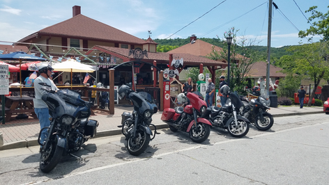 Two Tires Tavern Motorcycle Destination when you rent a Motorcycle from Engineered 4 Adventure Asheville NC, Harley Davison and BMW