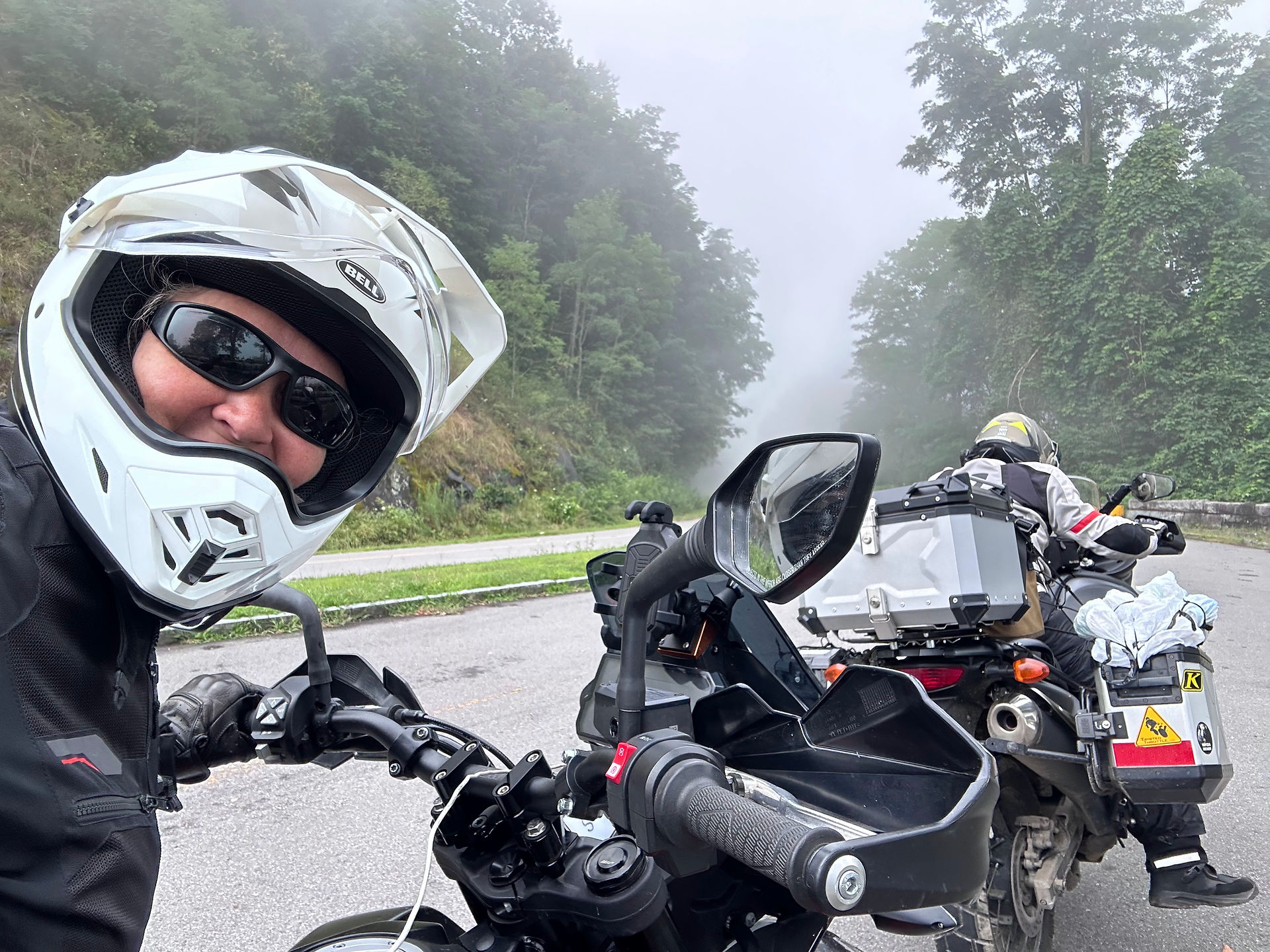 Another Selfie in the fog At Cherohala Skyway