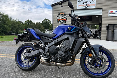 Rent a 2026 Yamaha MT-09 near Asheville, NC. A light, quick naked sport bike made for the twisties on the Tail of the Dragon, The Rattler, and WNC backroads.