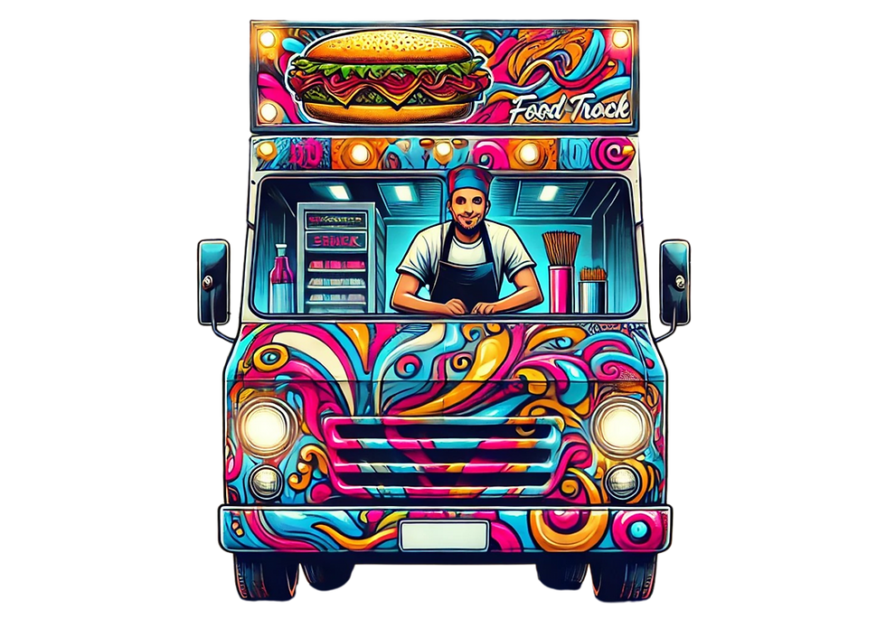 Qubic kiosk food truck