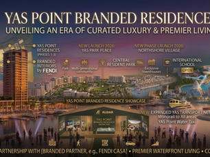 Yas Point Branded Residences represent a new benchmark in luxury living on Yas Island’s northern shore.