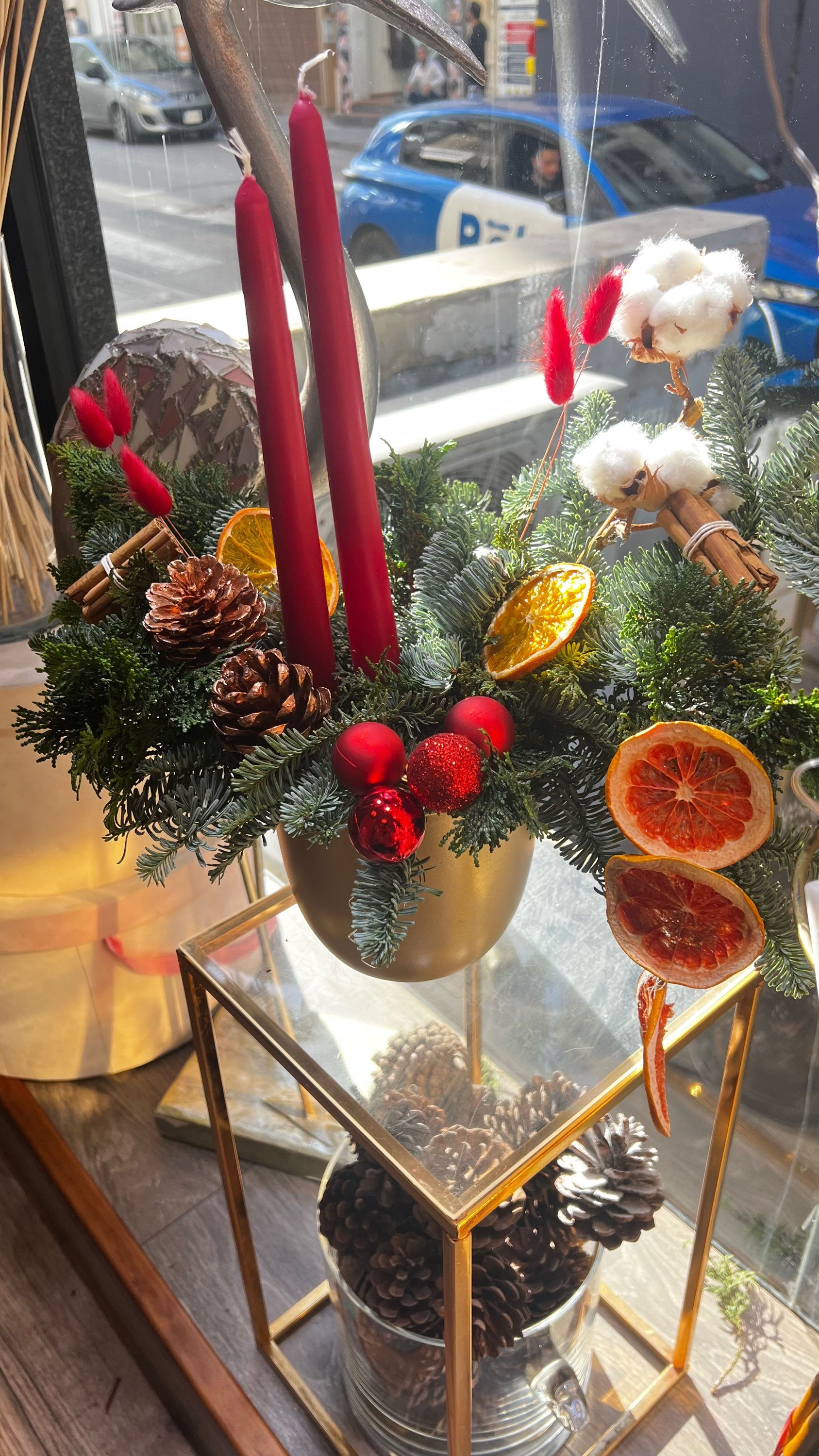 Rustic Christmas in gold