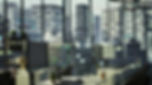 Empty IT department office used for building artificial intelligence machine learning soft