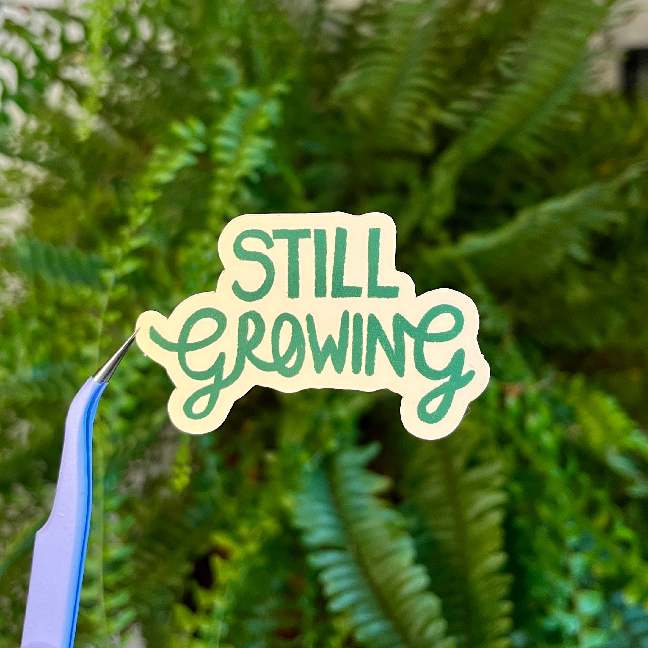 Still Growing Matte Vinyl Sticker