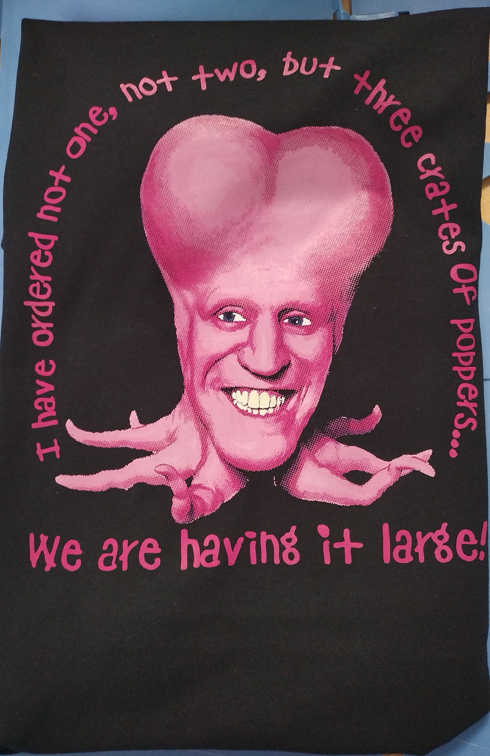 Tony Harrison- Poppers. the Mighty boosh T-shirt