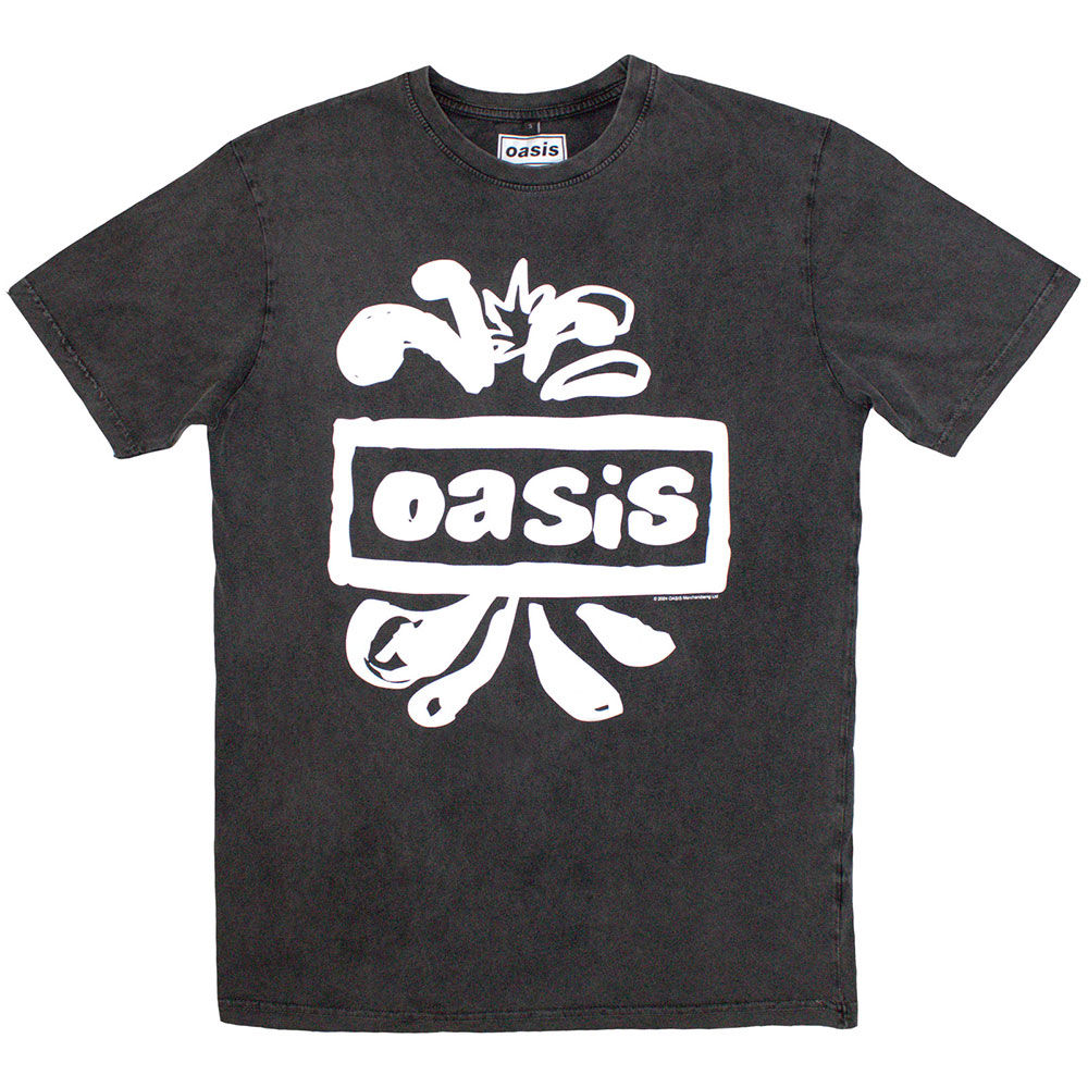 Oasis - Logo Splat Stone Wash - TS