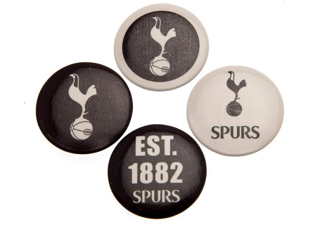 Spurs Four Pack Button Badges- Size One Size