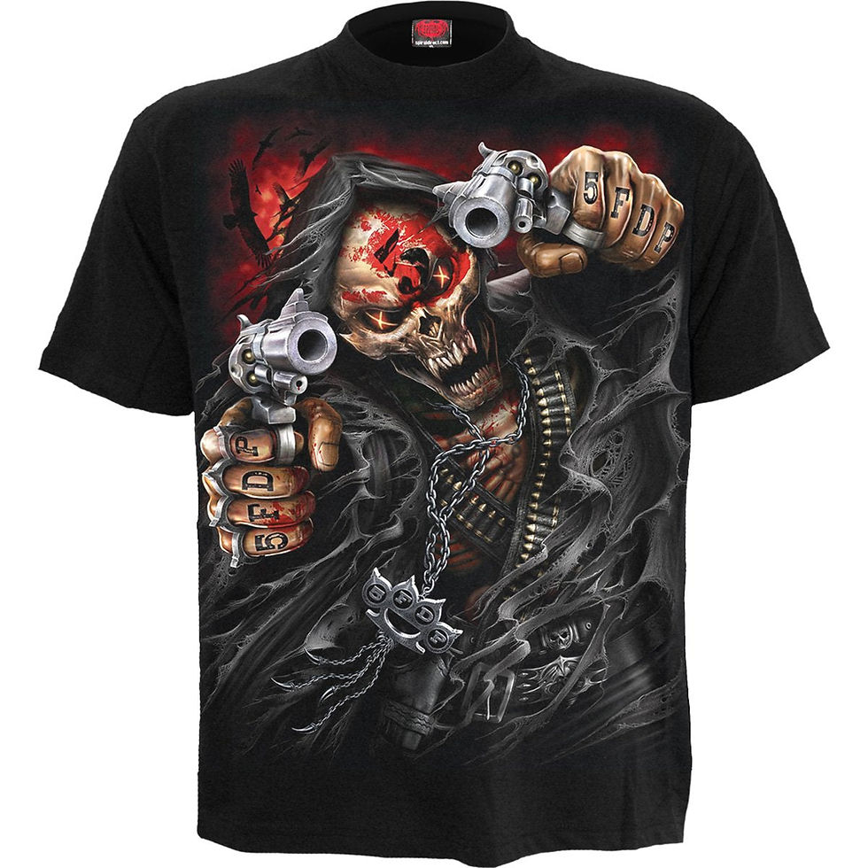 Thumbnail: Five Finger Death Punch - ASSASSIN (Unisex Black Short Sleeve T-Shirt)