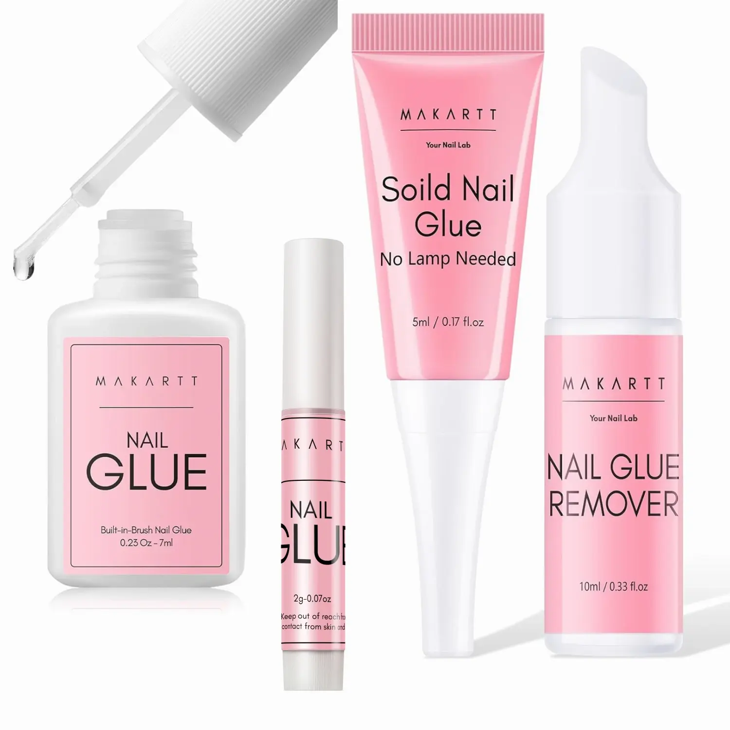 Makartt Nail Gel Glue for Press on Nails