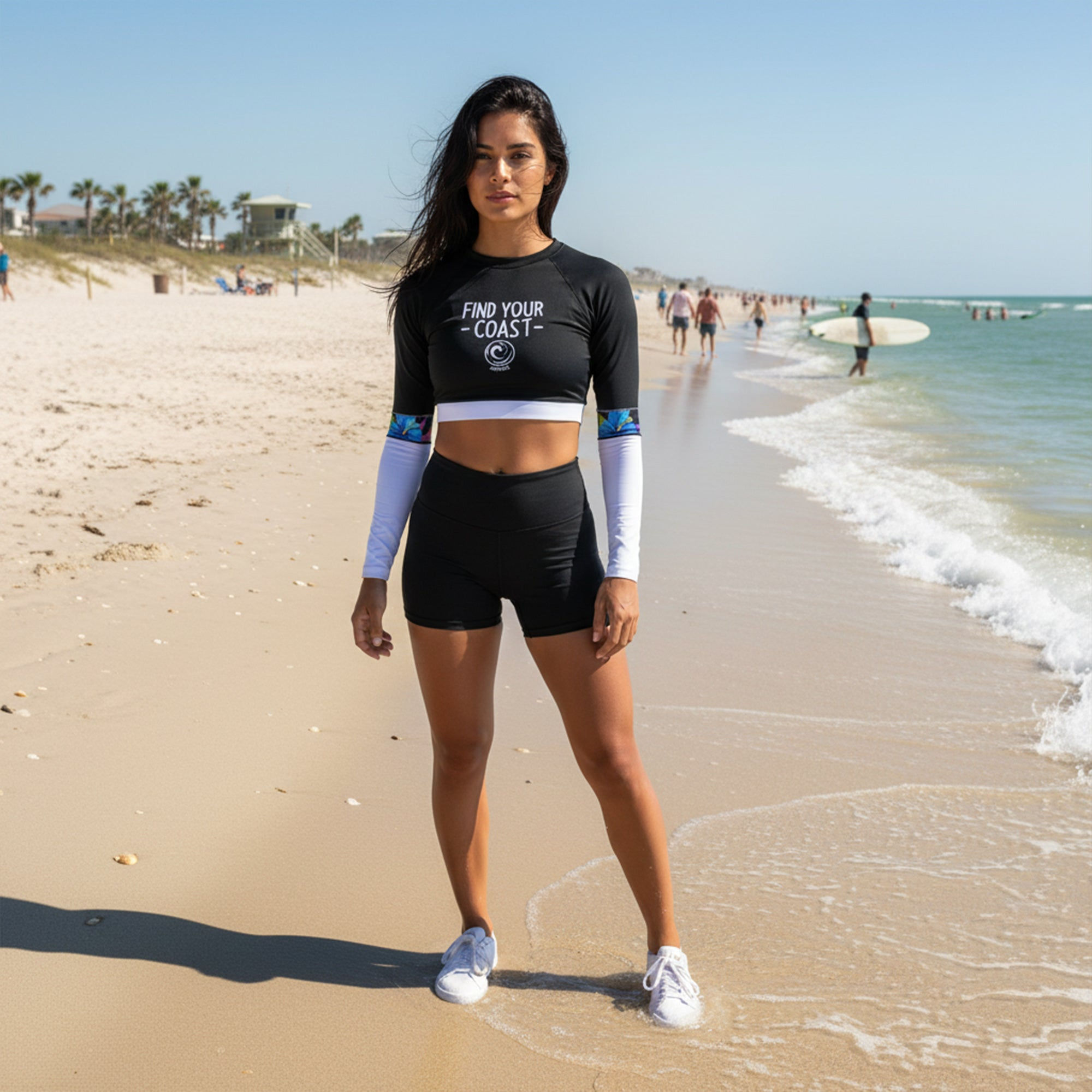 Women's Surf ‘N’ Sport Cropped Shirt (2XS - 6XL)