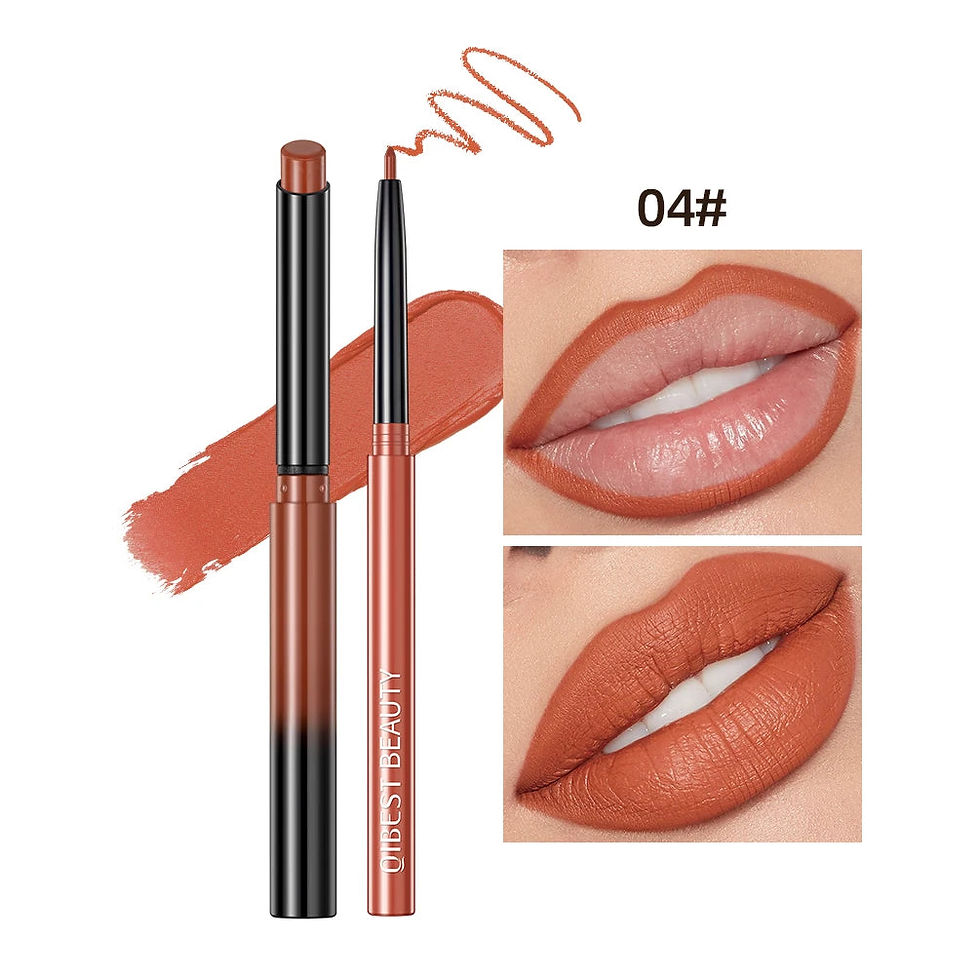 Thumbnail: QIBEST Lipstick Pencil Waterproof Sexy Red Nude Purple Matte Tint Lipstick