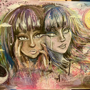 Watercolour, Oil & Acrylic