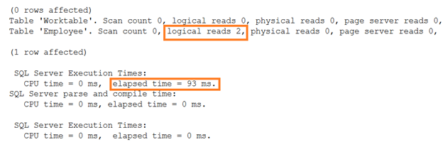elapsed time
