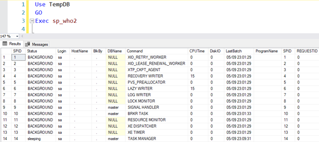 SQL Server Stored Procedure