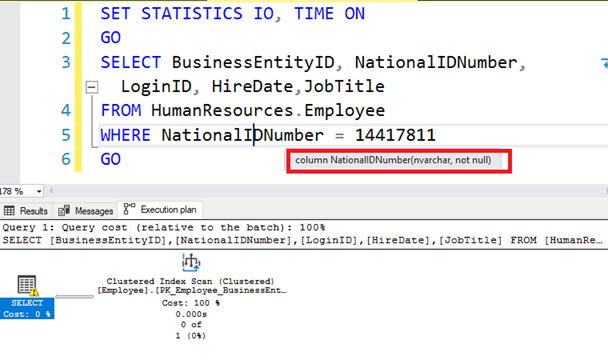 Check Column data type