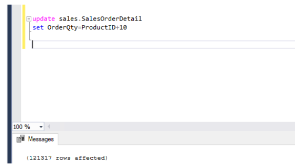 SQL Update statement