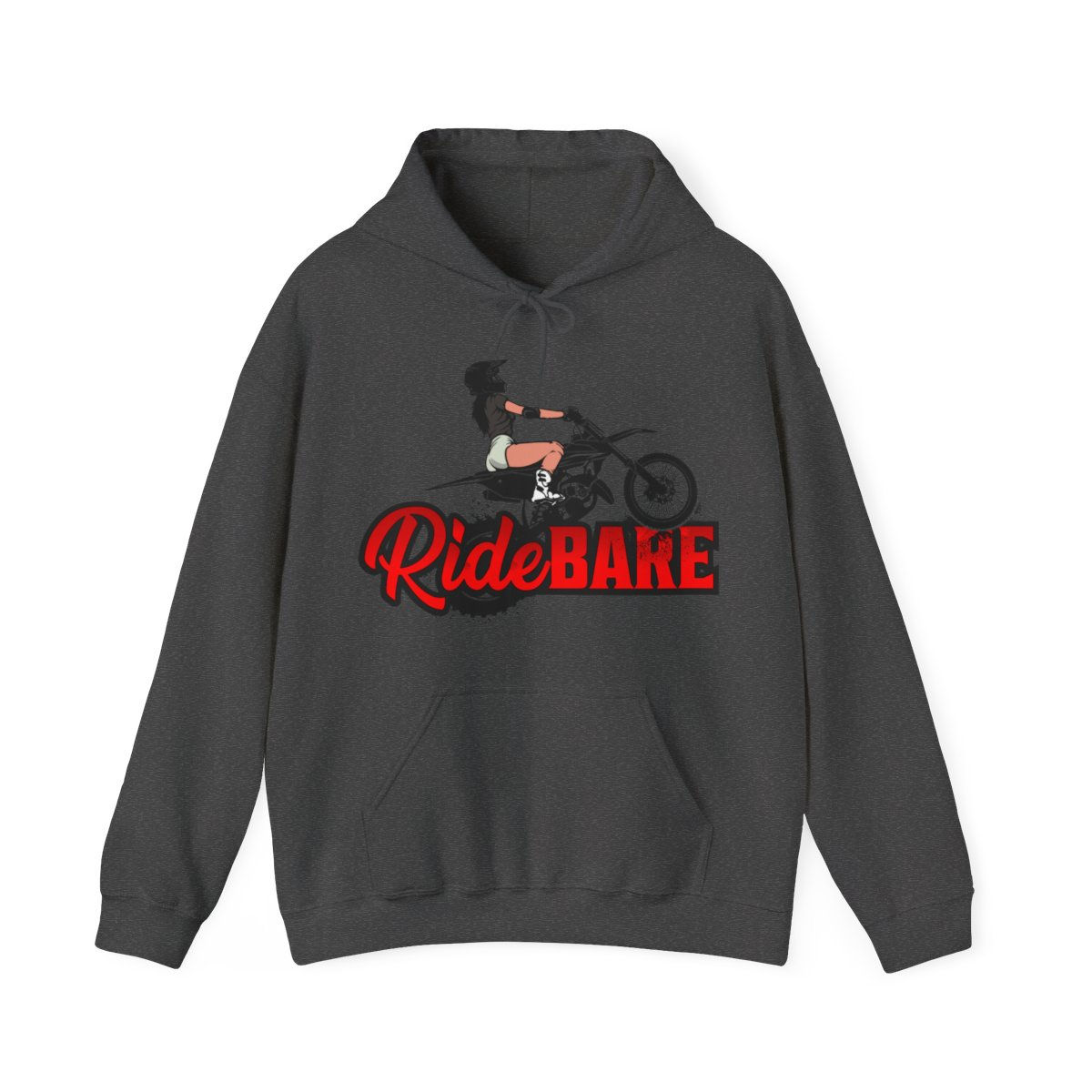 DIRTBIKE GIRL RIDE BARE ADULT HOODIE
