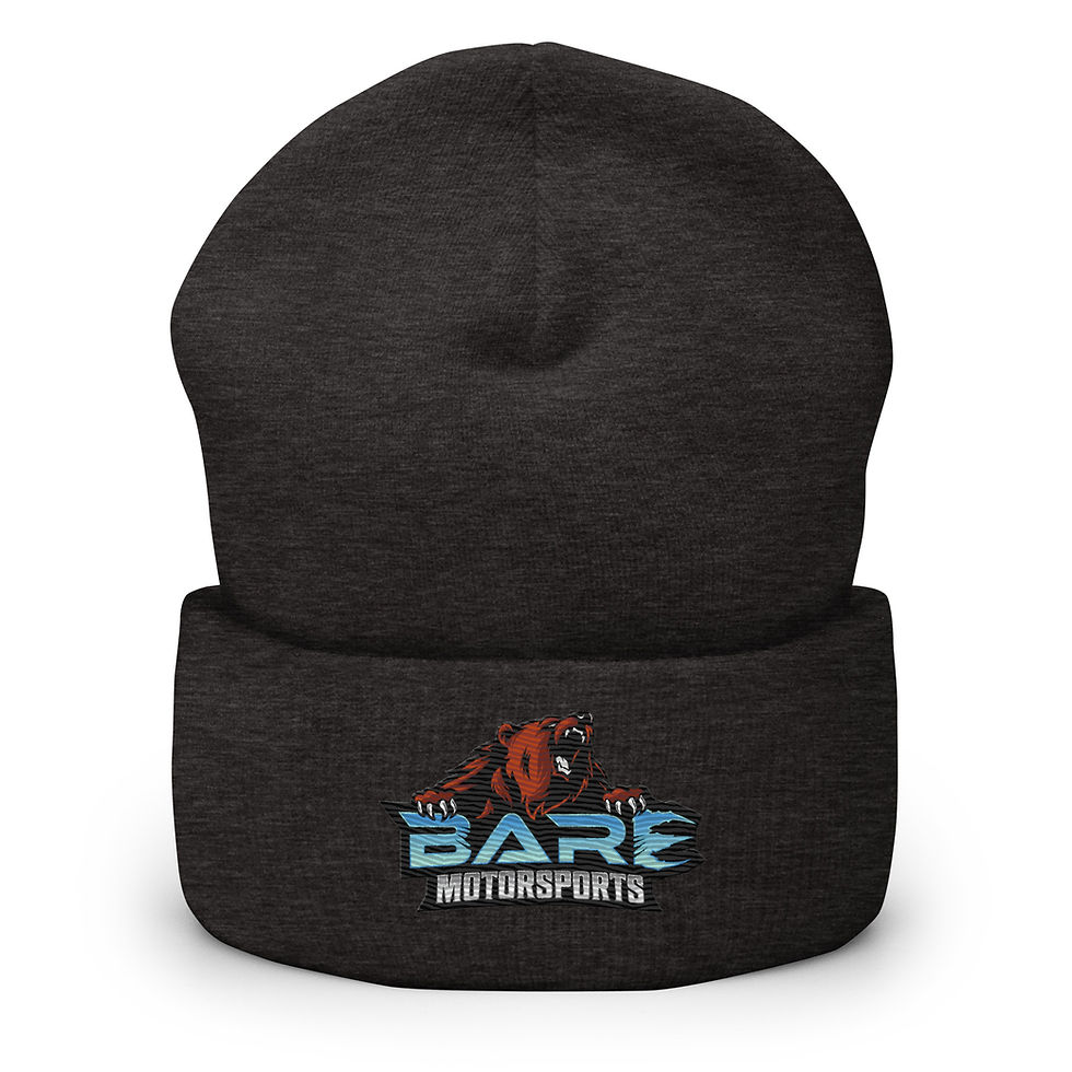 Thumbnail: BARE MOTO BL CUFFED BEANIE