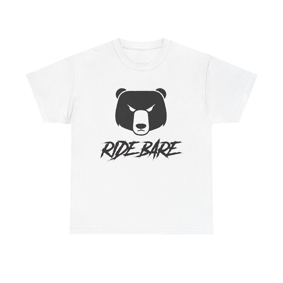 Thumbnail: RIDE BARE HEAD SCRIPT T SHIRT