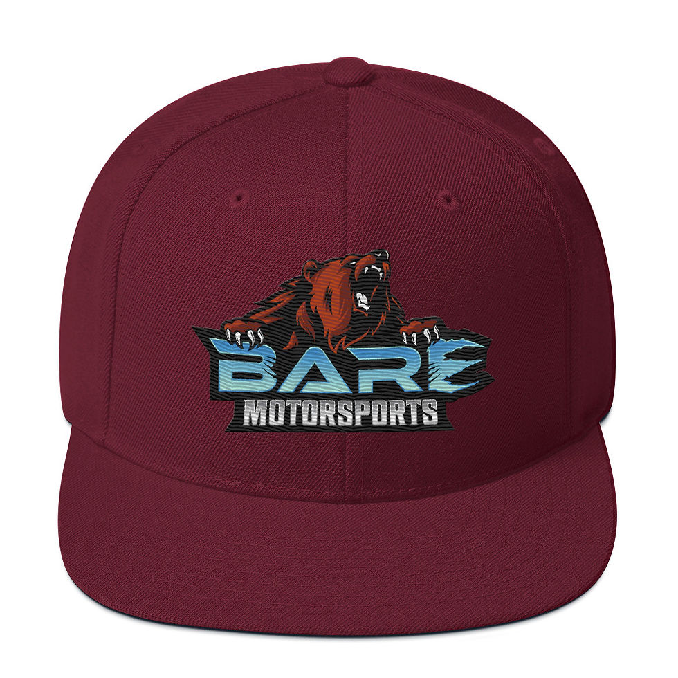 Thumbnail: BARE MOTO BL SNAPBACK HAT