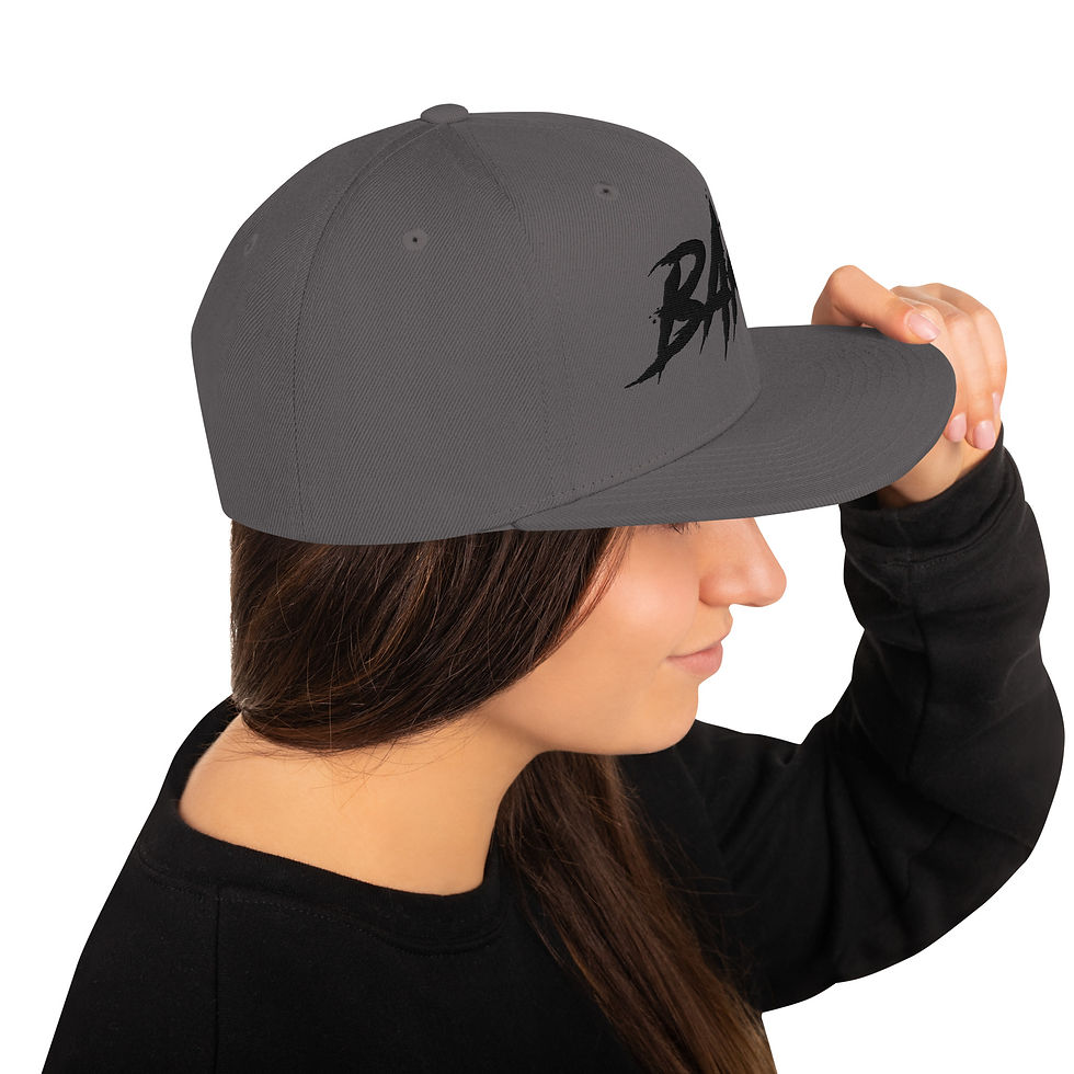 Thumbnail: BARE SCRIPT SNAPBACK HAT