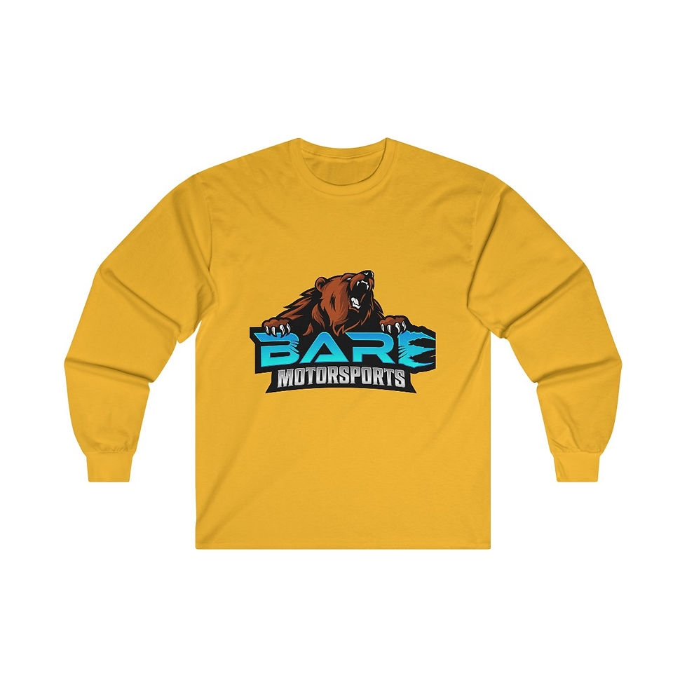 Thumbnail: BARE MOTORSPORTS ADULT LONG SLEEVE T SHIRT