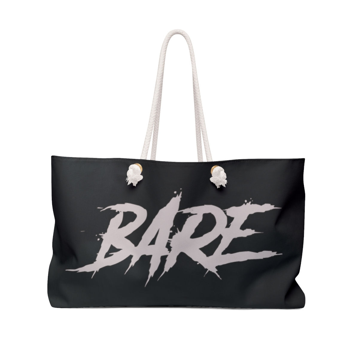 BLACK BARE WEEKENDER TOTE