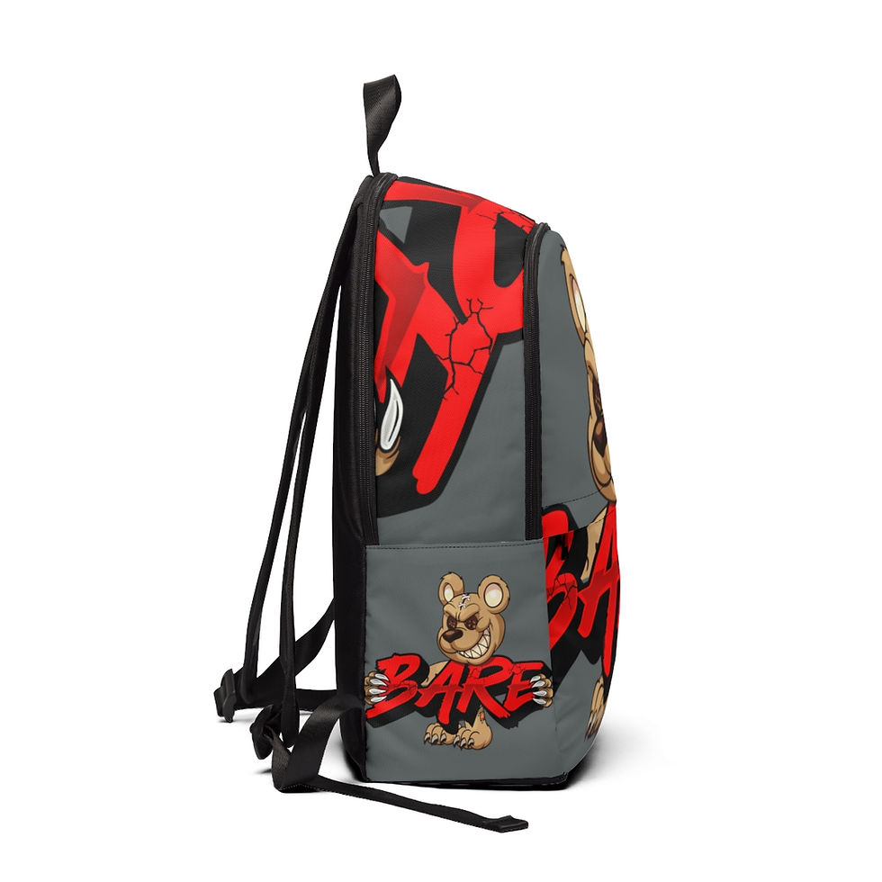 Thumbnail: EVIL TEDDY BARE BACKPACK IN GRAY