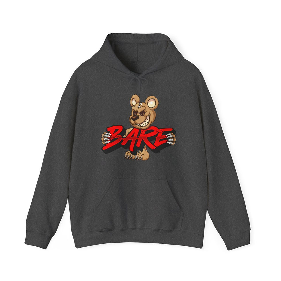 Thumbnail: EVIL TEDDY BARE ADULT HOODIE