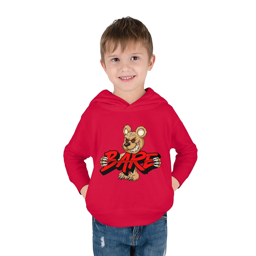 Thumbnail: EVIL TEDDY BARE TODDLER FLEECE HOODIE (2T - 6T)