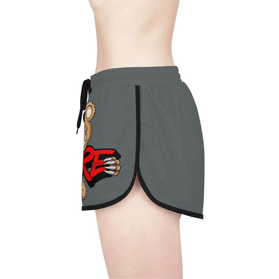 Thumbnail: EVIL TEDDY BARE WOMES RELAXED SHORTS IN GRAY