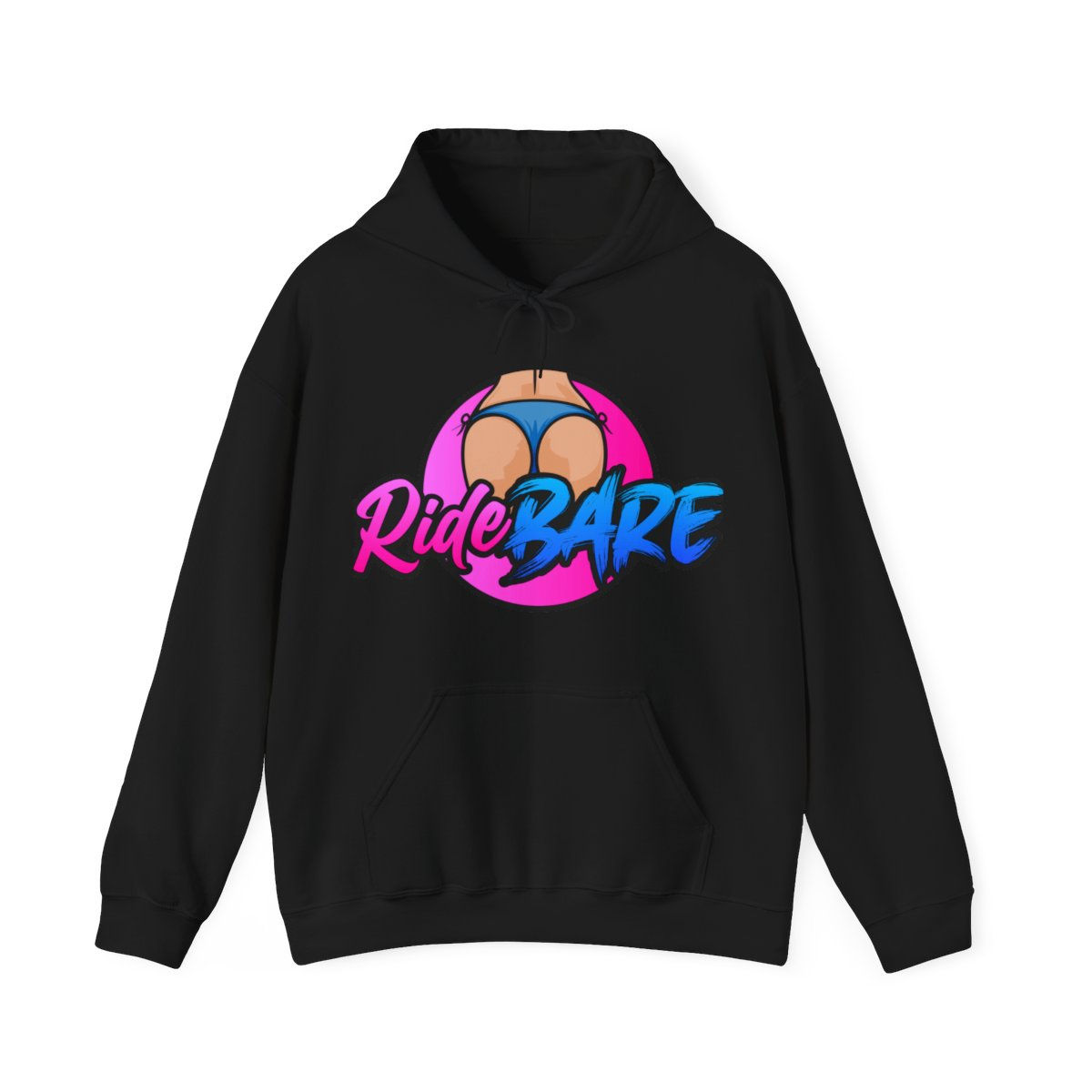 CHEEKY RIDE BARE ADULT HOODIE