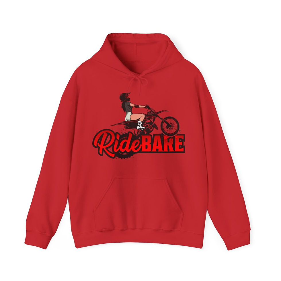 Thumbnail: DIRTBIKE GIRL RIDE BARE ADULT HOODIE