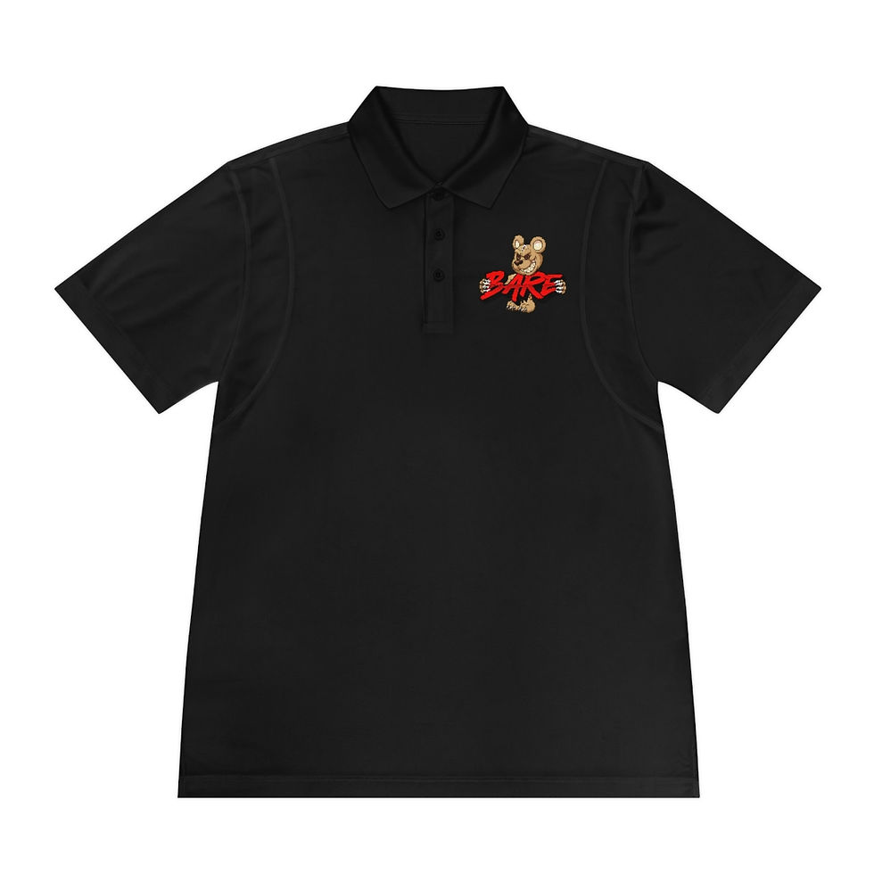 Thumbnail: EVIL TEDDY BARE EMBROIDERED POLO SHIRT