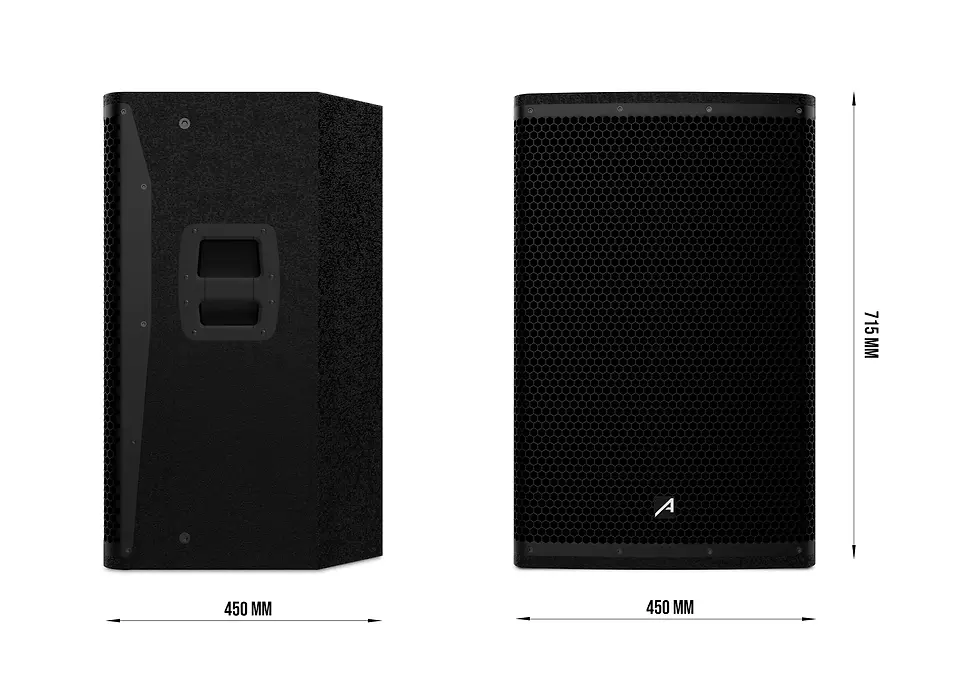 Küçük resim: Audibax-Manhattan 15A - 15" Aktif Hoparlör / 138dB / 3000W (Ahşap)